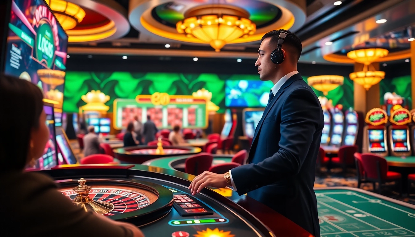 Jouer à casino en ligne dans un environnement vibrant et interactif.