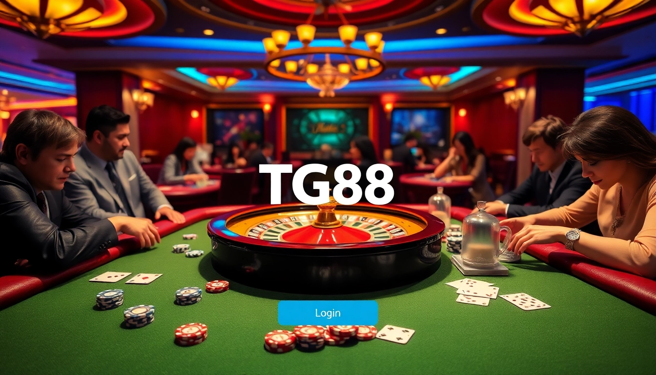 Experience high-stakes excitement with tg88 đăng nhập at luxury casino tables and vibrant gaming atmosphere.
