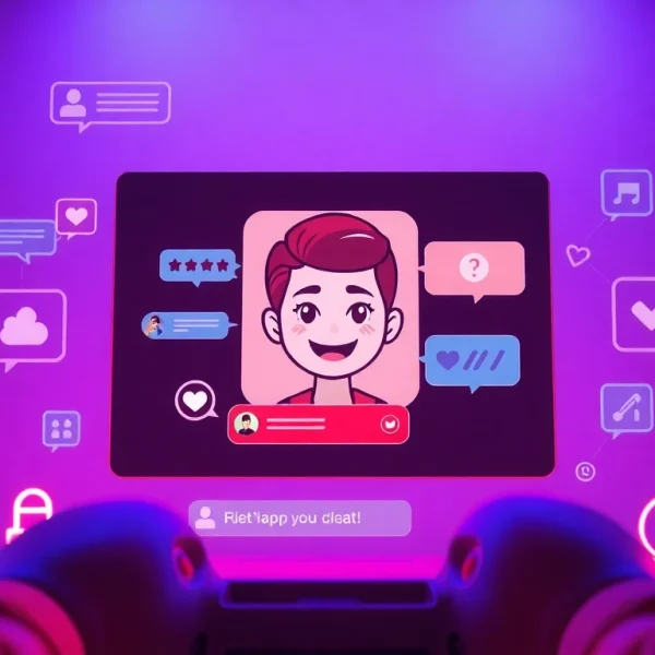 Experience the engaging features of spicy chat ai with a lively digital chat interface and customizable avatars.