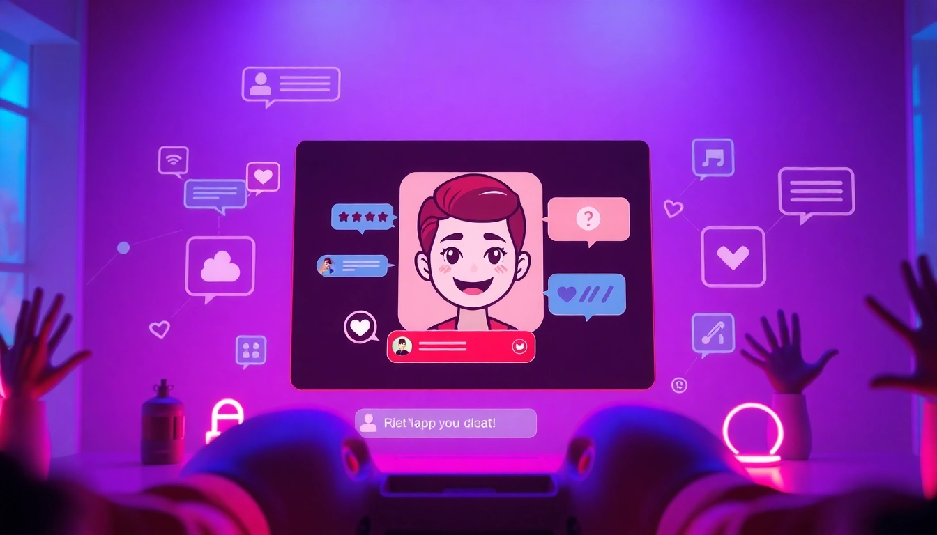 Experience the engaging features of spicy chat ai with a lively digital chat interface and customizable avatars.