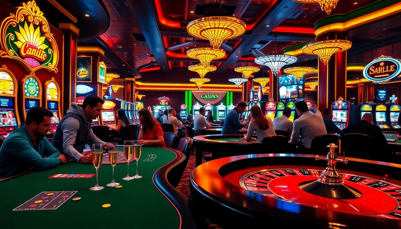Jouer à casino en ligne avec ambiance vibrante et tables de jeux captivantes