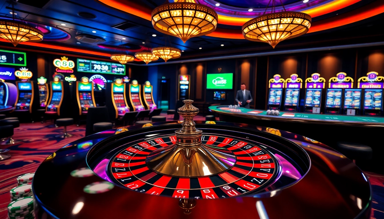 Experience the thrill of qh88 casino with vibrant gameplay and professional dealers.