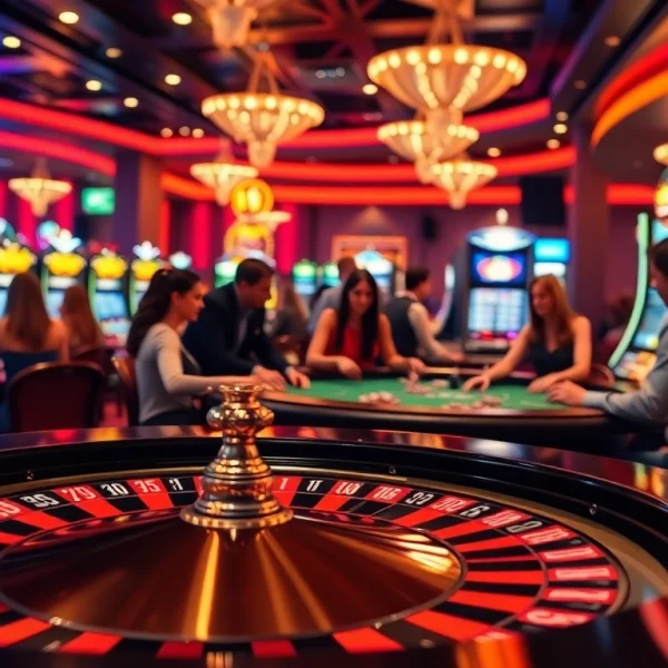 Jouer à un casino en ligne fiable avec un environnement excitant et des tables de jeu animées.