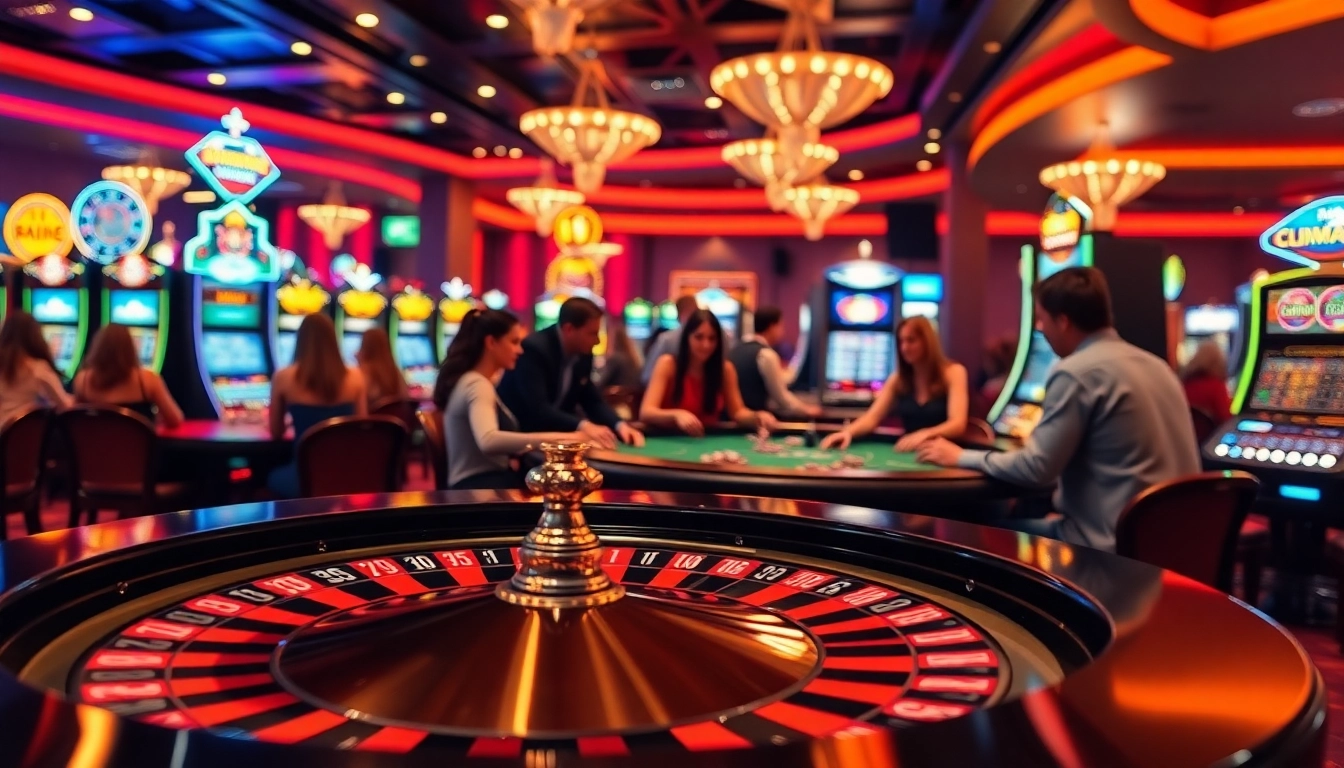 Jouer à un casino en ligne fiable avec un environnement excitant et des tables de jeu animées.