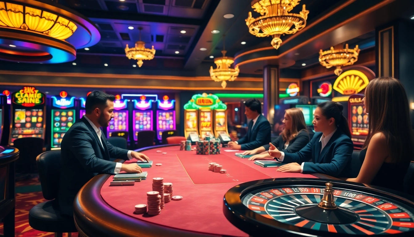 Experience high-stakes excitement at RIKVIP with thrilling poker games and vibrant casino atmosphere.