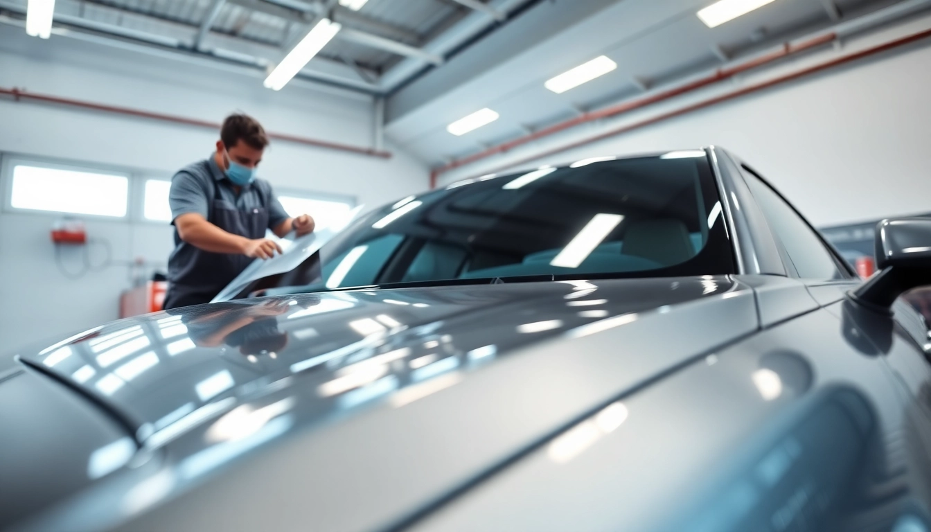 Applying paint protection film near me provides effective defense for vehicle paint.