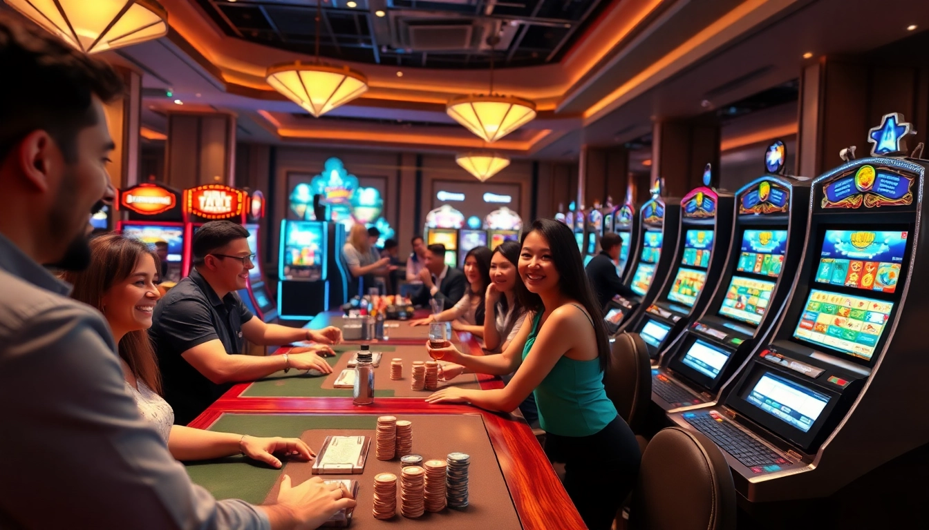 Jouer aux jeux passionnants de casino en ligne dans une ambiance luxueuse.