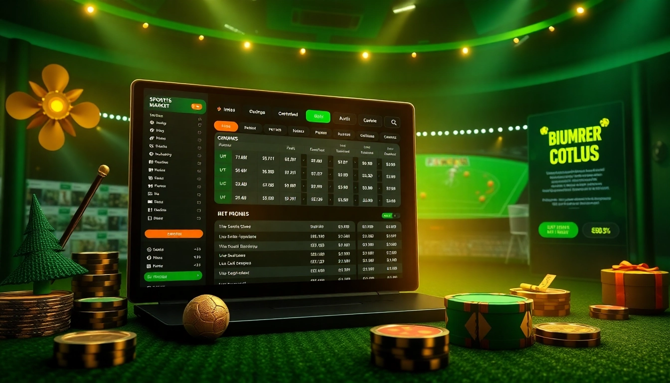 Engaging interface of a nouveau site paris sportif showcasing attractive betting options and live markets.