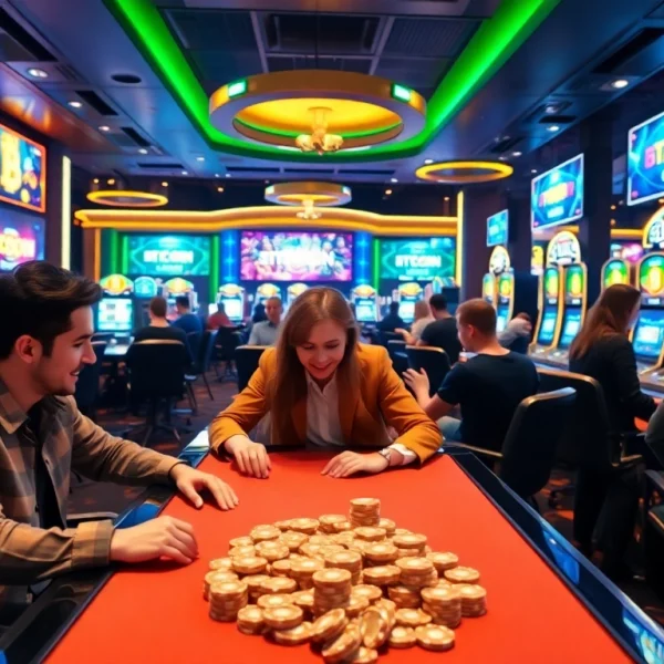 Découvrez l'expérience des Bitcoin casinos avec des joueurs passionnés dans un environnement dynamique.