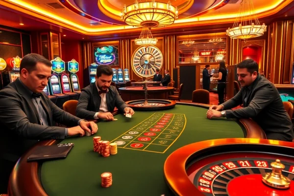 Experience the thrilling atmosphere of 789 win at a luxurious casino table with professional dealers.
