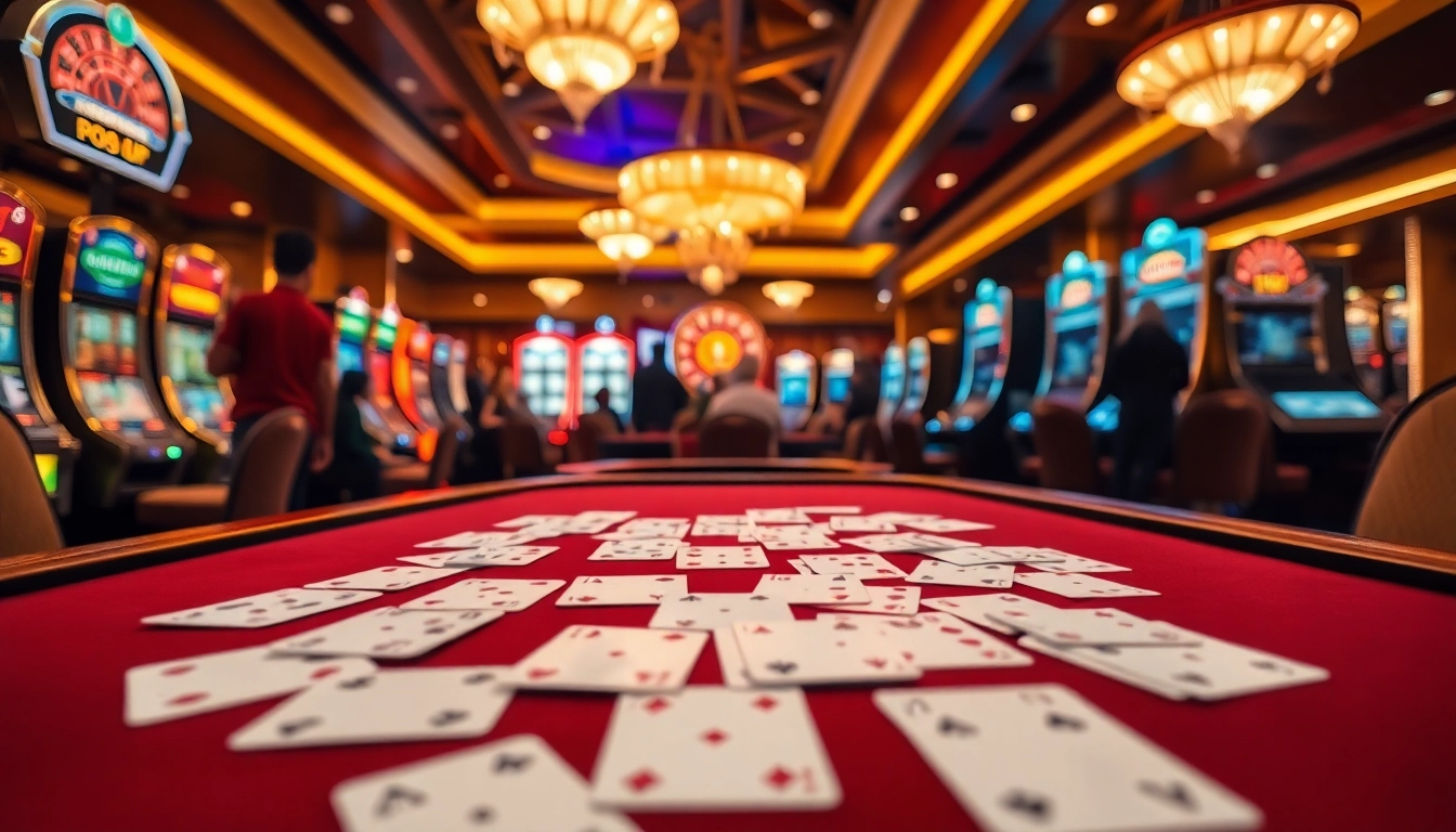 Experience the thrilling atmosphere of 789P with engaging casino games and vibrant slot machines.